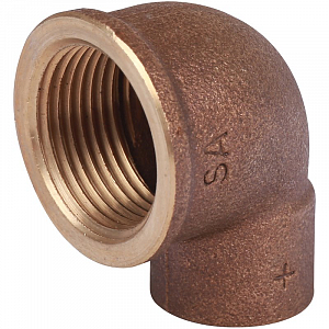 Переход на внутреннюю резьбу угловой Sanha 18х3/4'  для медных труб под пайку 4090g