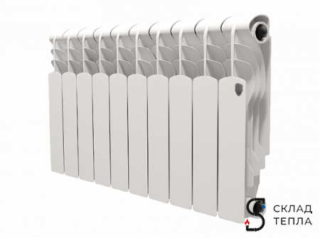 Радиатор биметаллический Royal Thermo Revolution Bimetall 350 - 10 секций. Вид 1.