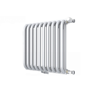 Радиатор 2 трубчатый Rommer 500 - 10 секций (боковое подключение, цвет белый RAL9016) Радиатор 2 трубчатый Rommer 500 - 10 секций (боковое подключение, цвет белый RAL9016)