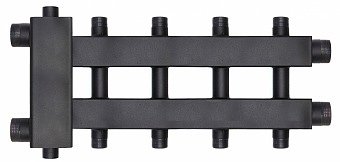 Коллектор котельной разводки ROMMER 2+2+1 (дублер компакт) с гидроразделителем 1'1/2 