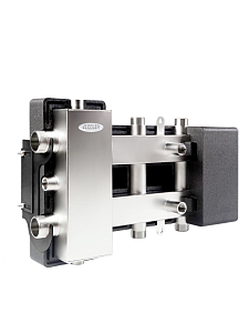 Коллектор котельной разводки 1+1+1 Zeissler 1 1/4' х 1' (с гидрострелкой, нерж. сталь)