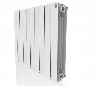 Радиатор биметаллический Royal Thermo PianoForte 500 Bianco Traffico (Белый) - 10 секций Радиатор биметаллический Royal Thermo PianoForte 500 Bianco Traffico (Белый) - 10 секций
