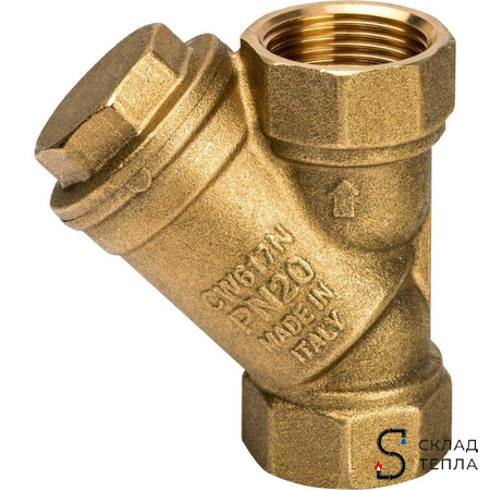 Фильтр грубой очистки STOUT - 3/4" (ВР/ВР, сетка 500 мкр.). Вид 4.