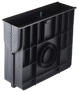 Пескоуловитель пластиковый Gidrolica Standart дял лотков DN100 500х160х420 мм