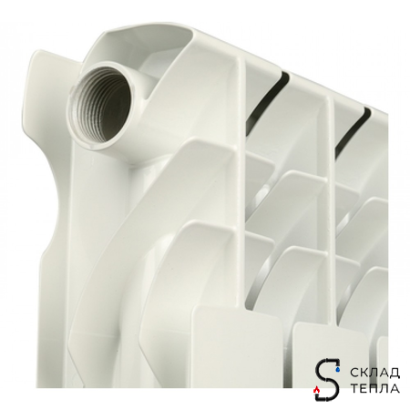 Радиатор алюминиевый ROMMER Plus 500 - 7 секций. Вид 5.