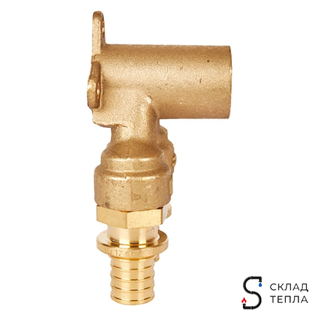 Водорозетка проходная STOUT - 16 x 1/2" (для труб из сшитого полиэтилена). Вид 5.