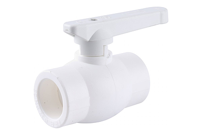 Кран шаровой VALFEX BASE - 50 (Пайка/Пайка, для полипропиленовых труб, ручка-рычаг)