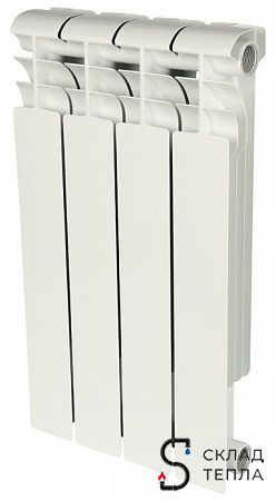Радиатор биметаллический ROMMER Profi Bm 500 - 5 секции. Вид 1.