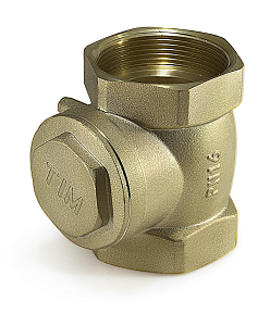 Клапан обратный горизонтальный TIM - 1 1/2" (ВР/ВР, затвор металлический) Клапан обратный горизонтальный TIM - 1 1/2' (ВР/ВР, затвор металлический)