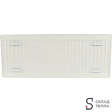 Радиатор стальной KERMI FKO 12 - высота 400 мм, длина 700 мм с боковым подключением. Вид 4.