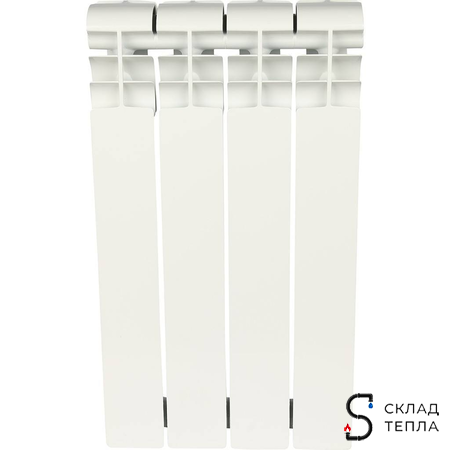 Радиатор алюминиевый ROMMER Profi 500 - 4 секции. Вид 2.