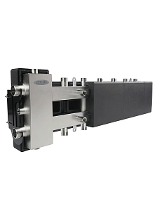 Коллектор котельной разводки 2+2+1 Zeissler 1 1/4' х 1' (с гидрострелкой, нерж. сталь)