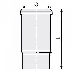 Патрубок компенсационный для внутренней канализации СИНИКОН КОМФОРТ- 110 (учетверенный)