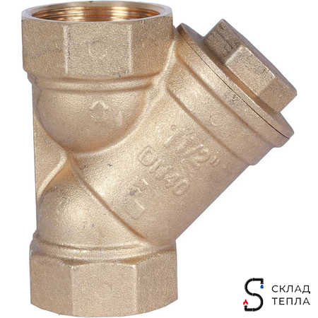 Фильтр грубой очистки STOUT - 1 1/2" (ВР/ВР, сетка 500 мкр.). Вид 9.