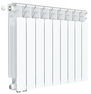 Радиатор биметаллический Rifar Base Ventil 500 - 9 секций (подключение нижнее слева)