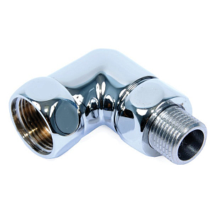 Соединение угловое со сгоном TIM 1' х 1/2' (НГ/НР) для полотенцесушителя (пара)