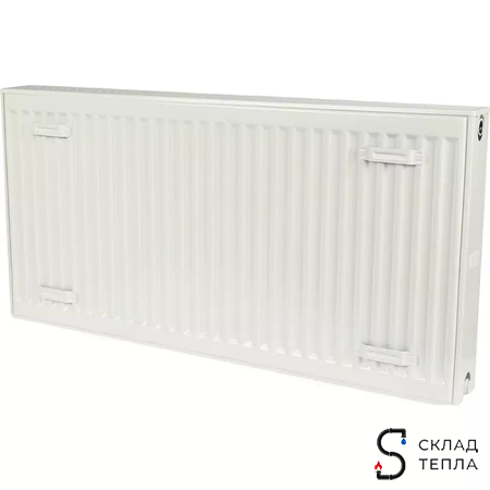 Радиатор стальной KERMI FKO 22 - высота 500 мм, длина 1400 мм с боковым подключением. Вид 3.