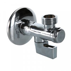 Бытовой шаровой кран угловой с фильтром  Valtec 1/2" Бытовой шаровой кран угловой с фильтром  Valtec 1/2'