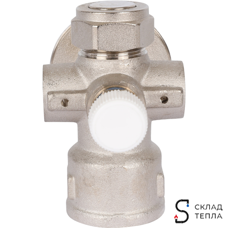 Насосно-смесительный узел STOUT - 1" (с термостатическим клапаном 30-60°C и насосом UPSO 25-65). Вид 18.