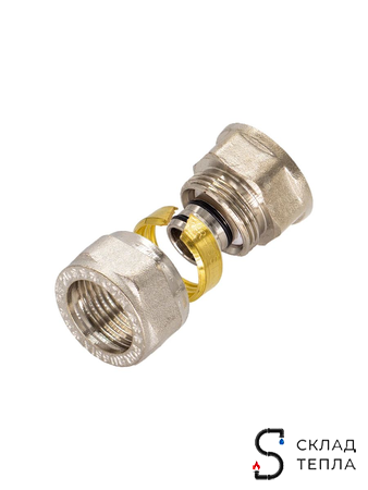Переход на внутреннюю резьбу TIM - 16 x 1/2" (винтовой, для металлопластиковых труб). Вид 5.