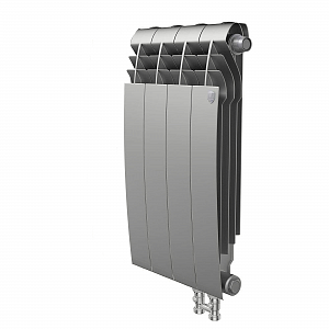 Радиатор биметаллический Royal Thermo BiLiner 500 V Silver Satin (Н) (Серый) - 4 секций Радиатор биметаллический Royal Thermo BiLiner 500 V Silver Satin (Н) (Серый) - 4 секций