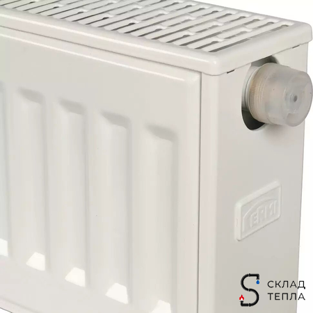 Радиатор стальной KERMI FTV 22 - высота 200 мм, длина 800 мм с нижним подключением. Вид 7.