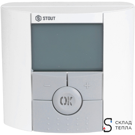 Электронный комнатный термостат BTD, с ЖК-дисплеем. Вид 2.