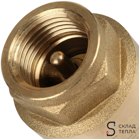 Клапан обратный STOUT - 1/2" (ВР/ВР, затвор металлический). Вид 7.