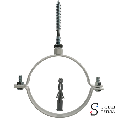 Хомут для крепления к стене коаксиального дымохода STOUT D60/100 мм. Вид 5.