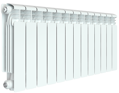 Радиатор алюминиевый Rifar Alum Ventil 350 - 13 секций (подключение нижнее справа)