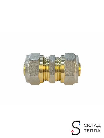 Муфта VALFEX - 20 (винтовая, для металлопластиковых труб) 1шт. Вид 6.