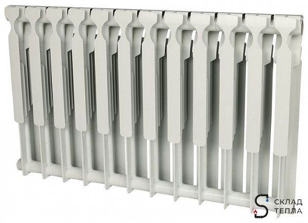 Радиатор биметаллический Smart 500 - 12 секций. Вид 4.