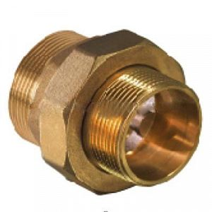 Соединение быстроразъемное (американка) латунное TIM - 1/2' (НР/НР, 1шт)