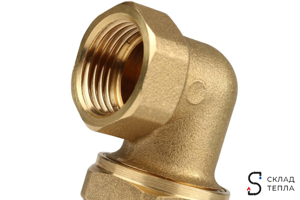 Сгон угловой Itap американка 1". Вид 7.