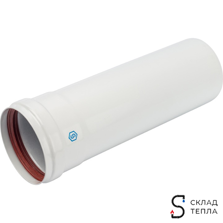 STOUT Элемент дымохода DN80/100 труба 250 мм утепленная п/м. Вид 1.