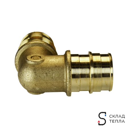 Отвод 90° РОС - 16 латунный (аналог Uponor и Usystems). Вид 6.