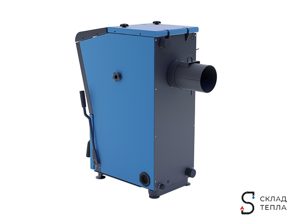 Котел твердотопливный ZOTA Carbon - 50 кВт (стальной). Вид 3.