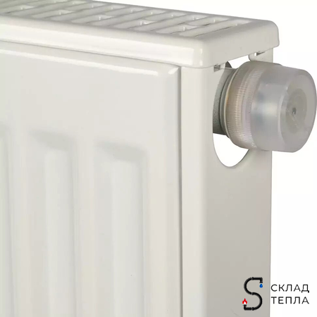 Радиатор стальной KERMI FTV 11 - высота 500 мм, длина 400 мм с нижним подключением. Вид 7.