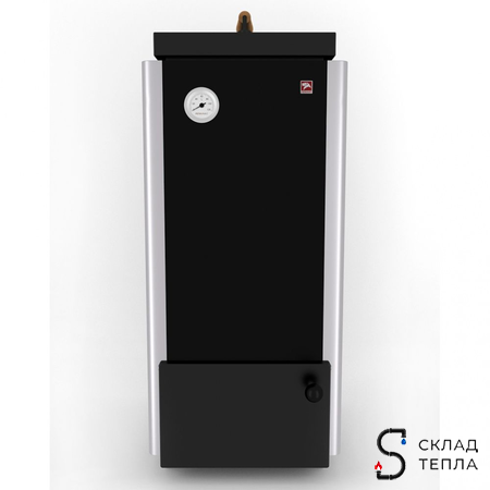 Котел тведотопливный Лемакс Форвард - 16 кВт (стальной). Вид 2.