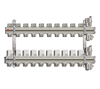 Коллекторные группы без расходомера, 10 выходов