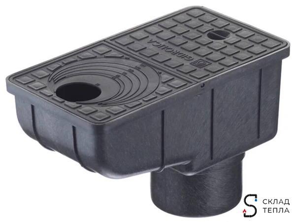 Трап уличный Gidrolica 300х166х200 мм. Вид 1.