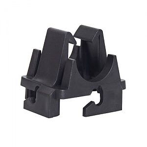 Клипса поворотная  STOUT для труб диаметром 16-20 мм (пластик)