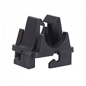 Клипса поворотная  STOUT для труб диаметром 16-20 мм (пластик)