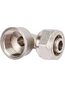 Переход на внутреннюю резьбу угловой TIM - 20 x 1/2' (винтовой, для металлопластиковых труб) 2шт