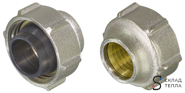 Комплект подключения к радиатору Т-образный TIM - 16 (длина 250 мм). Вид 8.