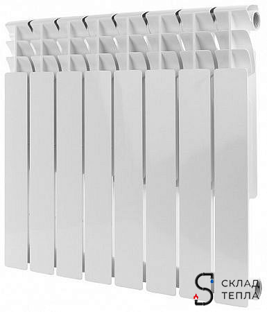 Радиатор биметаллический Smart 500 - 9 секций. Вид 1.