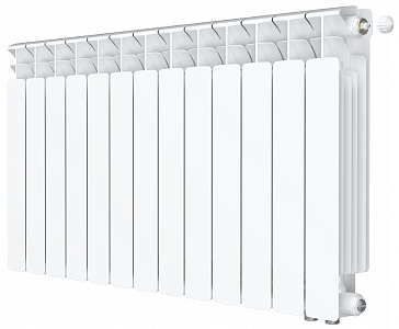 Радиатор биметаллический Rifar Base Ventil 500 - 13 секций (подключение нижнее справа) Радиатор биметаллический Rifar Base Ventil 500 - 13 секций (подключение нижнее справа)