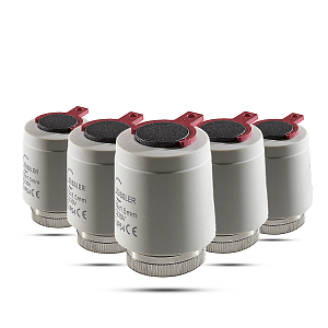 Сервопривод для теплого пола Zeissler M30x1.5 нормально закрытый 230v/ 2м M335NC (5шт)