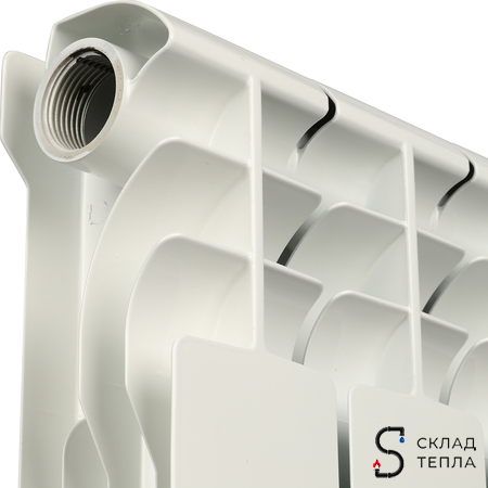 Радиатор алюминиевый ROMMER Profi 500 - 4 секции. Вид 5.