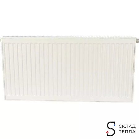 Радиатор стальной KERMI FTV 11 - высота 500 мм, длина 2300 мм с нижним подключением. Вид 2.